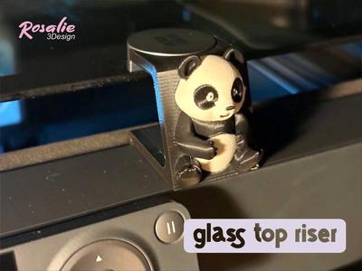 Panda Glass Top Riser