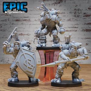 Construct Alchemist Set ‧ DnD Miniature ‧ Tabletop Miniatures ‧ Gaming Monster ‧ 3D Model ‧ RPG ‧ DnDminis ‧ STL FILE