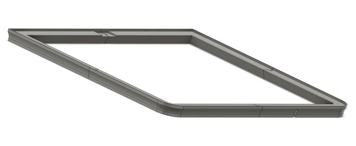 Bambu Lab X1C glass top LED raiser for BLLEDController