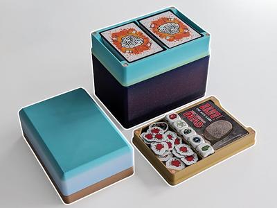 Stackable & Customisble Board Game Cases