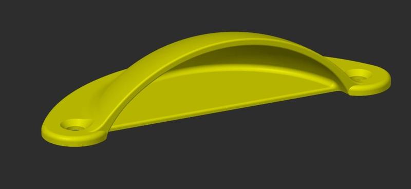 Muschelgriff / Shell Handle (verstärkt / reinforced)