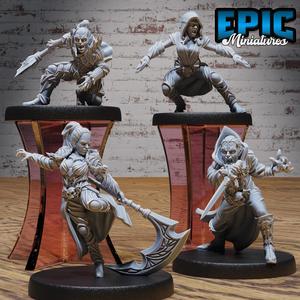 Vampire Army Set B ‧ DnD Miniature ‧ Tabletop Miniatures ‧ Gaming Monster ‧ 3D Model ‧ RPG ‧ DnDminis ‧ STL FILE