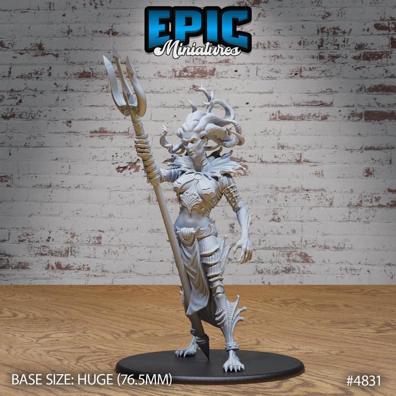 Sea Titan Tethys ‧ DnD Miniature ‧ Tabletop Miniatures ‧ Gaming Monster ‧ 3D Model ‧ RPG ‧ DnDminis ‧ STL FILE