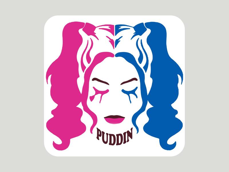 Harley Quinn Puddin' Coaster