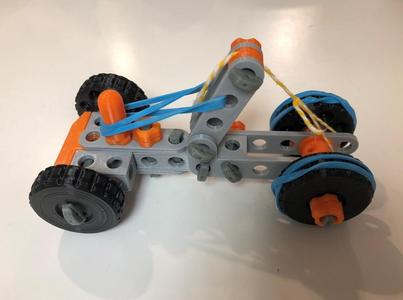 STEMFIE - modified rubber band driven car