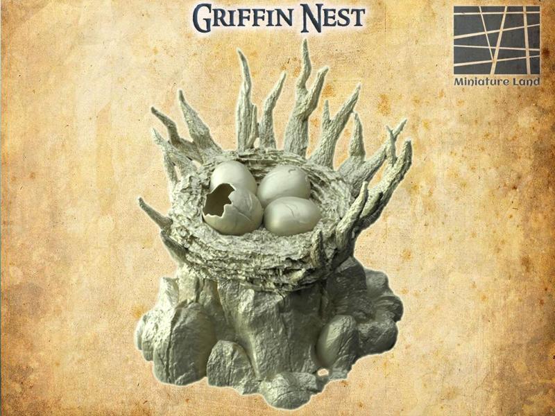 Griffin Nest - Tabletop Terrain - 28 MM