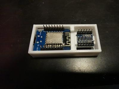 Case for Wemos d1 Mini + Logic Level Converter