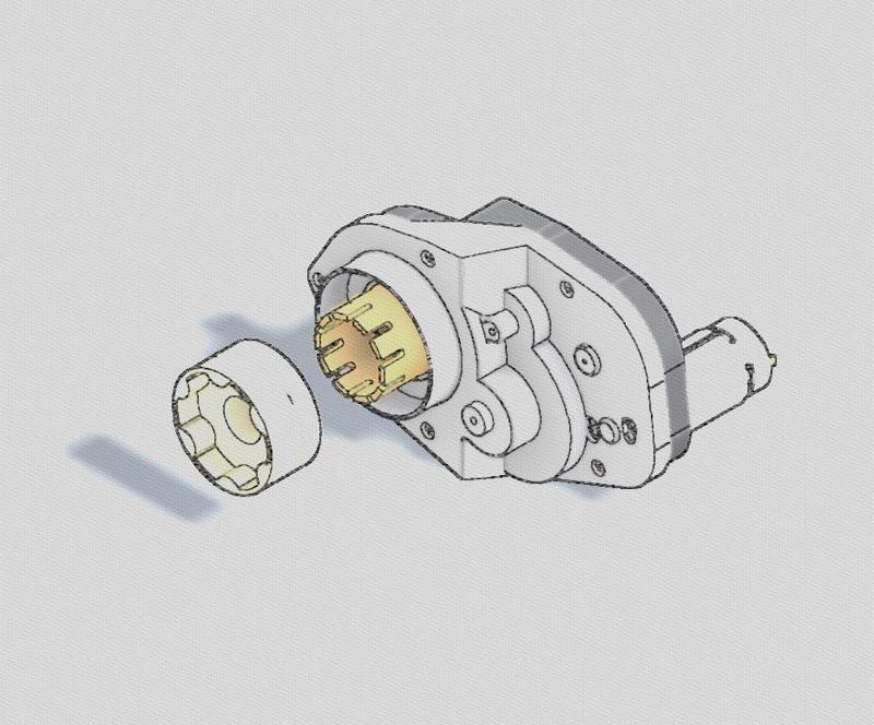 Power Wheels to 7R Gearbox Adapter