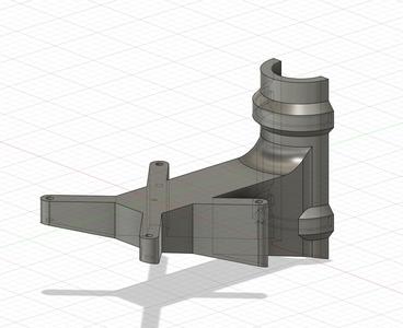 Pole Mount to suit SS4H-ZRG Zigbee Rain Gauge