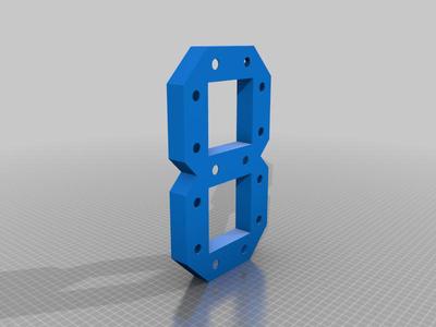 7 Segment ws2811 numbers