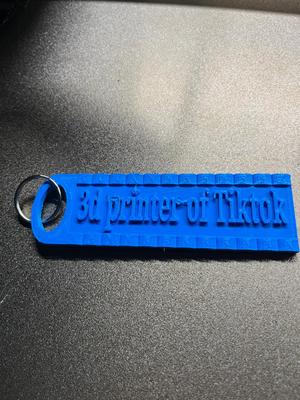 3D printers of TikTok keyring 