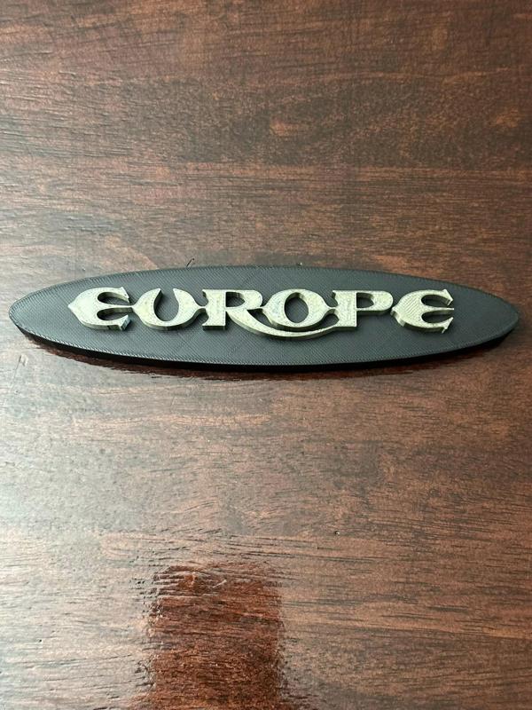 Europe 80's Band Sign