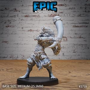 Oni Beast Warrior Horn ‧ DnD Miniature ‧ Tabletop Miniatures ‧ Gaming Monster ‧ 3D Model ‧ RPG ‧ DnDminis ‧ STL FILE