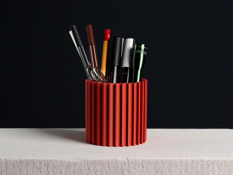 Turbine Pencil Holder, Vase Mode