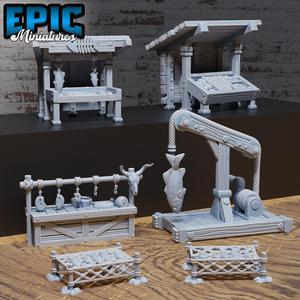 Harbor Merchants ‧ DnD Miniature ‧ Tabletop Miniatures ‧ Gaming Monster ‧ 3D Model ‧ RPG ‧ DnDminis ‧ STL FILE
