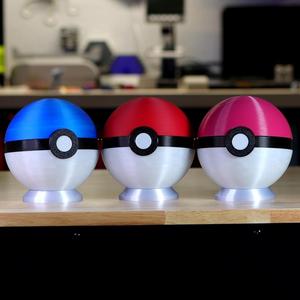 Magnetic Pokeball Pokemon Deck Holder
