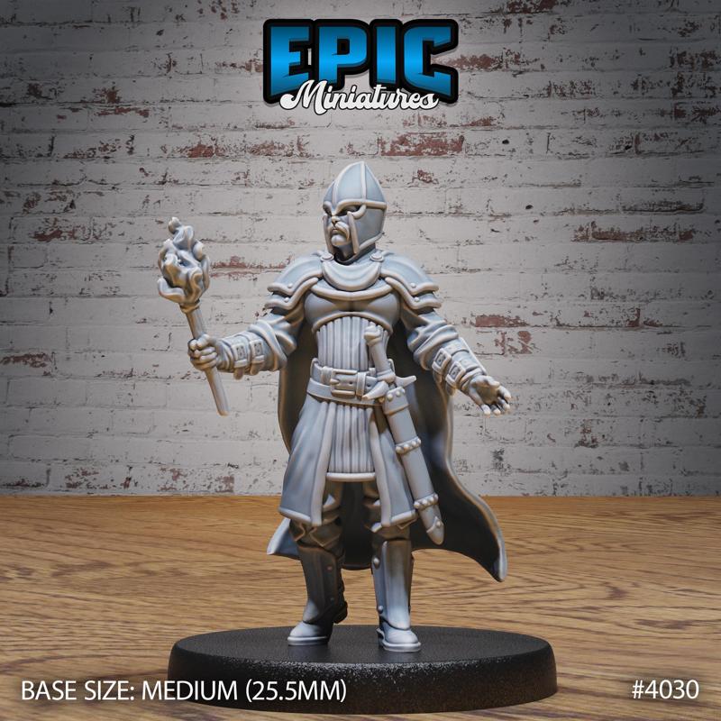 Villager Warrior Torch ‧ DnD Miniature ‧ Tabletop Miniatures ‧ Gaming Monster ‧ 3D Model ‧ RPG ‧ DnDminis ‧ STL FILE