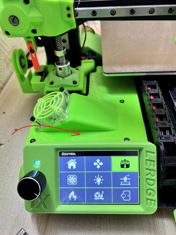 Lerdge IX Board Lid For 40mm Fan