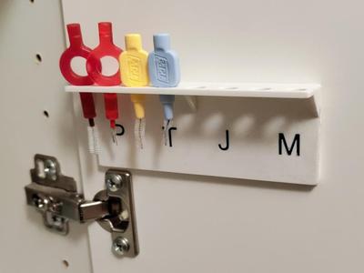 Interdental brush holder
