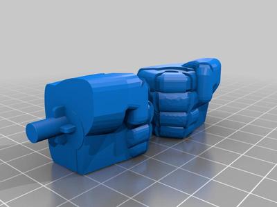 hands for 80s metroplex (rework from REZAAULIA )