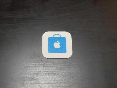 Apple Store App Icon for iPhone Coaster