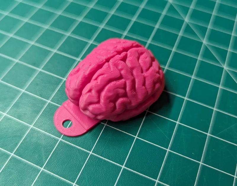Brain Keychain
