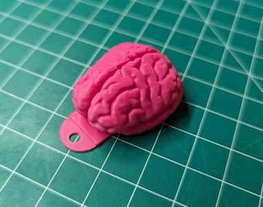 Brain Keychain