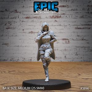 Elf Guild Rogue Stance ‧ DnD Miniature ‧ Tabletop Miniatures ‧ Gaming Monster ‧ 3D Model ‧ RPG ‧ DnDminis ‧ STL FILE