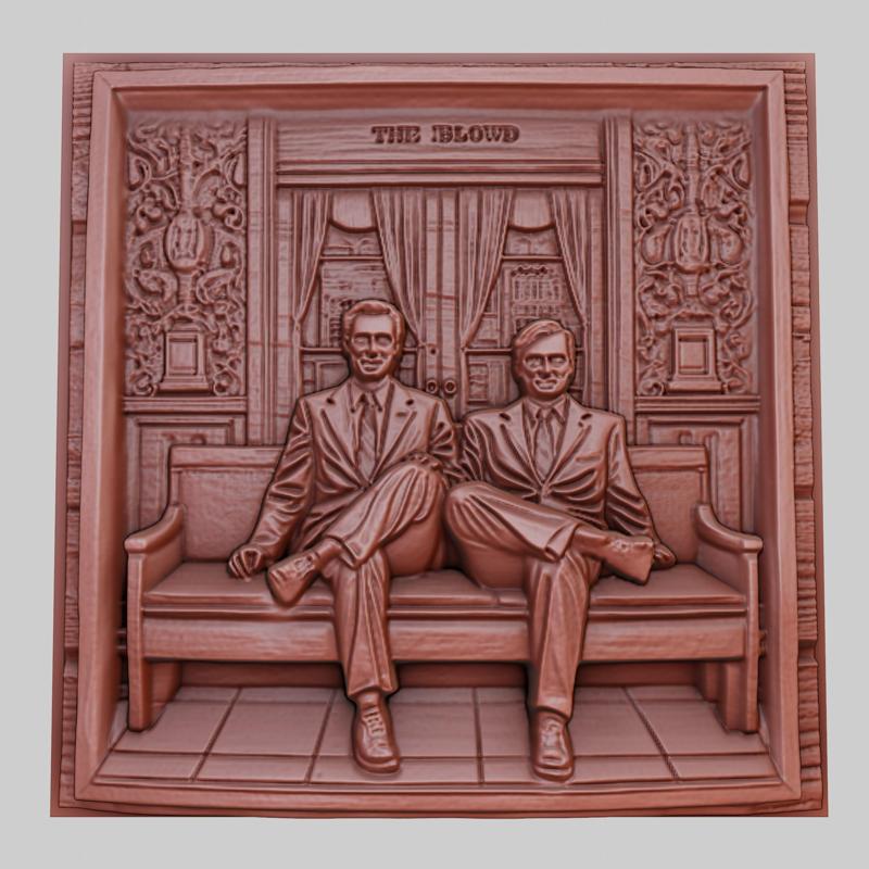 The Truman Show 3d printer relief medallion obj stl