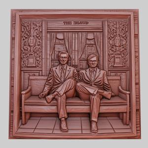 The Truman Show 3d printer relief medallion obj stl