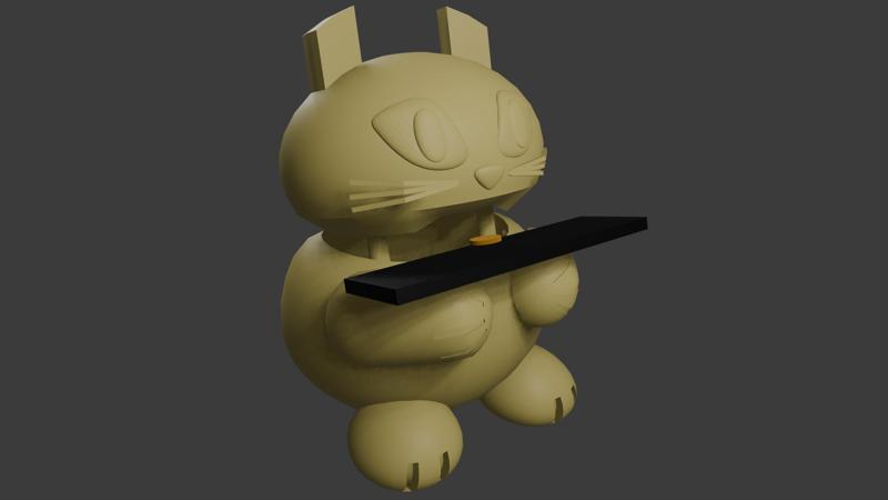 The Hungry Cat Piggy Bank