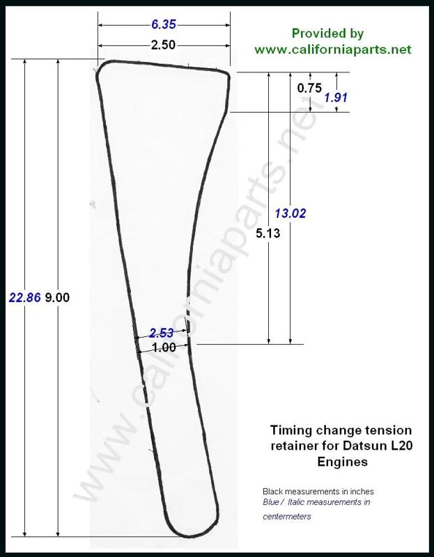 Datsun L series timing retainer