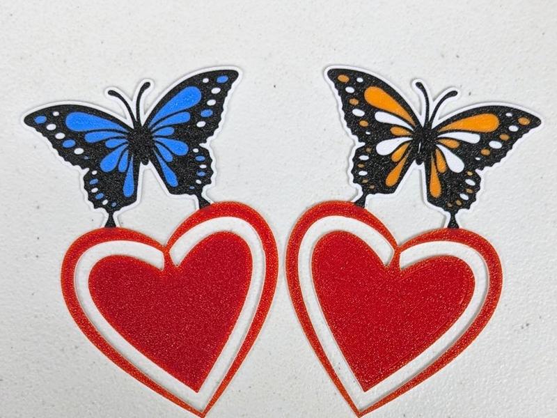 Butterfly Clip Bookmarks (Multi-colored)