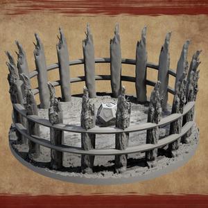 Orcs Fence Dice Tray