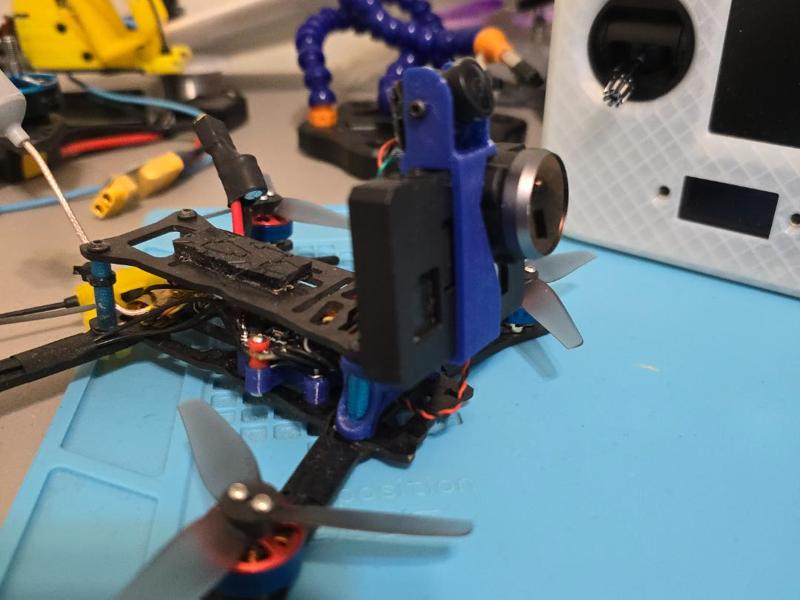 FPV 3" Naked GoPro Mount with Nano Cam