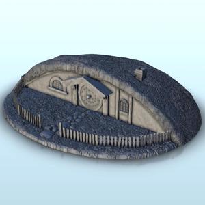 Hobbit hole 4 - Hobbit medieval scenery terrain wargame