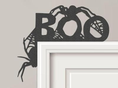 Spider Boo Door Frame Topper
