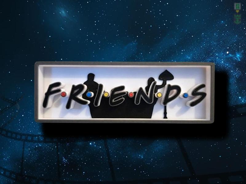 Friends TV Film Cinema Room Sign Logo Box