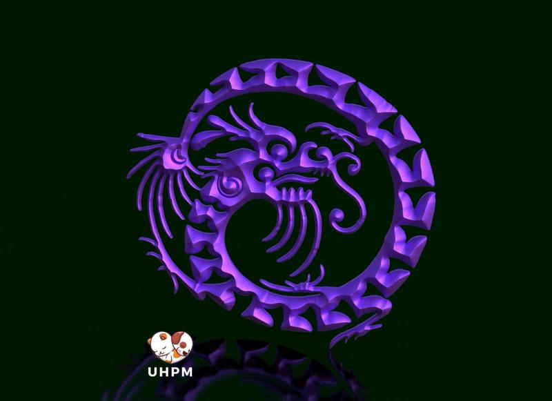Dragon of the Deep: Spiral Sculpture