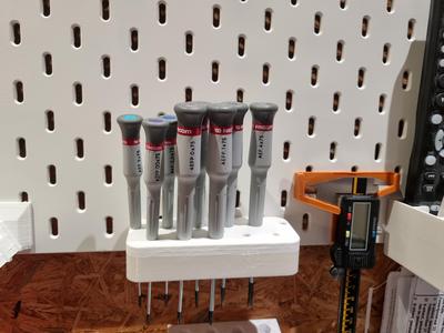 small screwdriver skadis mount