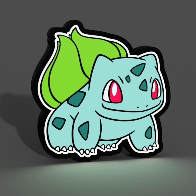 Bulbasaur Lightbox LED Lamp