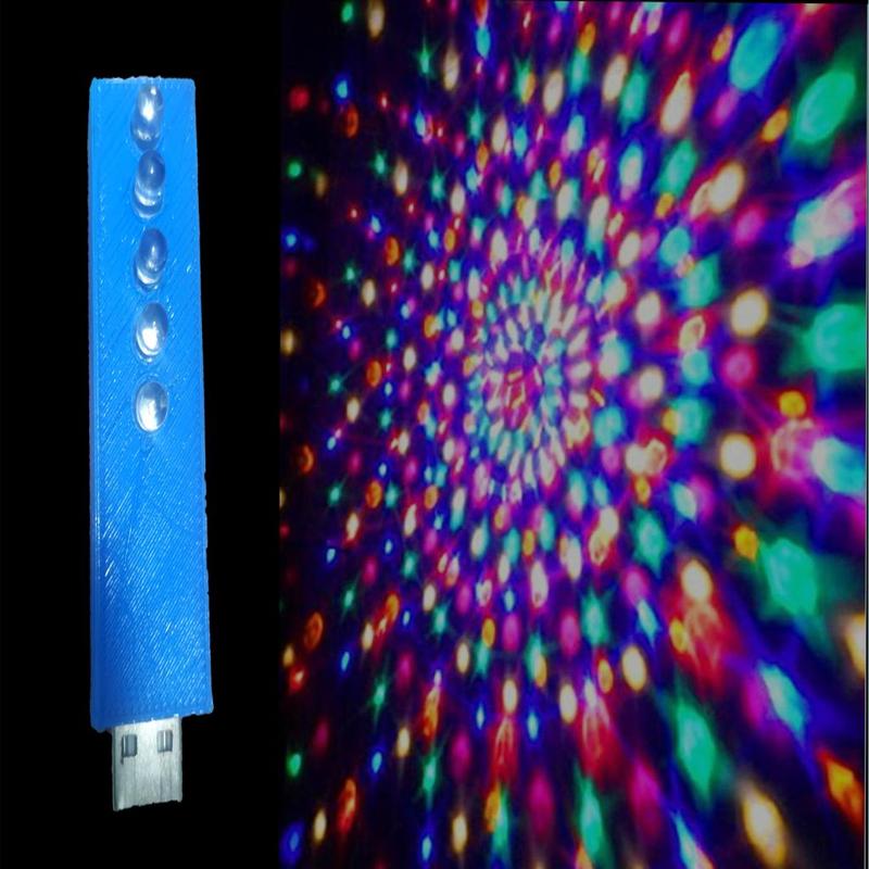 how to make a music LED light in USB
