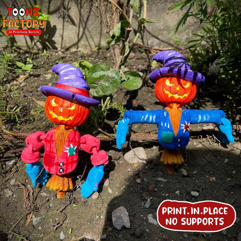 FLEXI PRINT-IN-PLACE SCARE CROW ARTICULATED