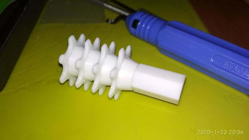 sprocket 7 teeth for chain cleaner + axis