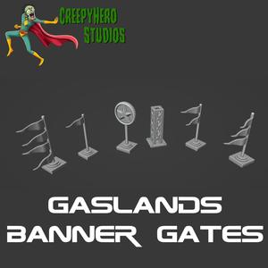 Gaslands Banner Gate Set