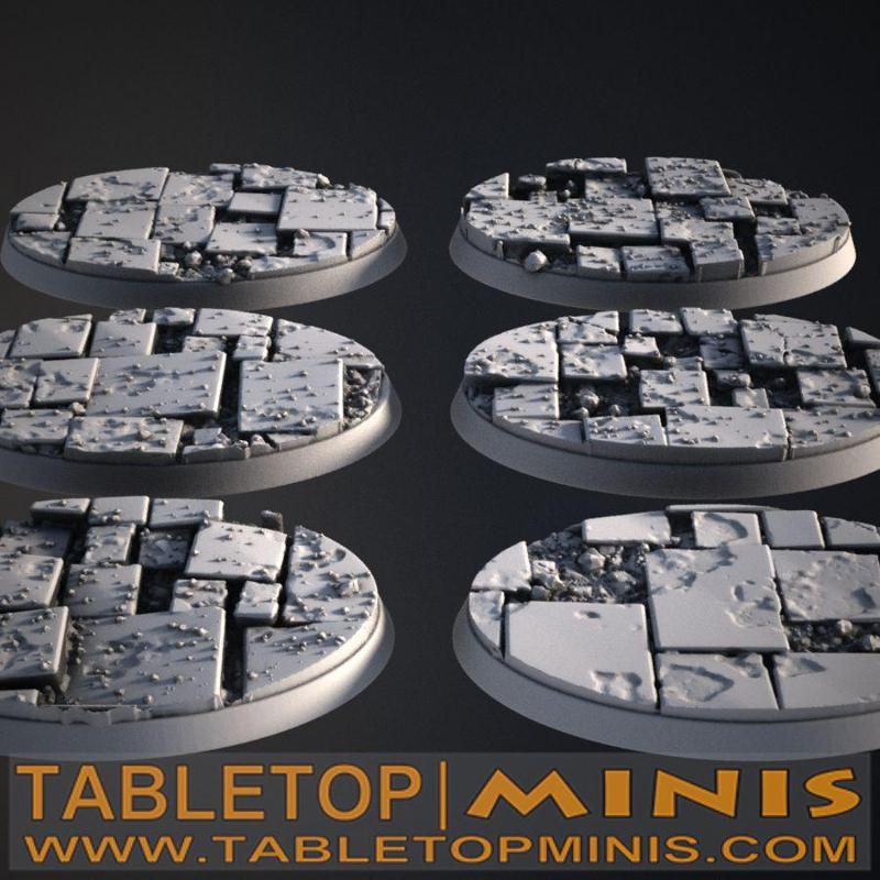 Broken Tiles 60x35mm Bases