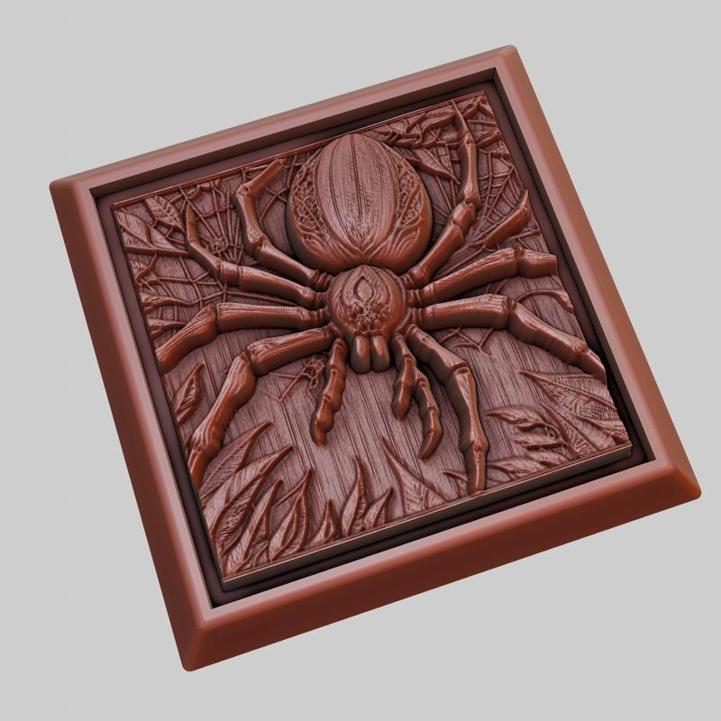 Spider Animal 3D Model for CNC Router Laser & 3D Printer