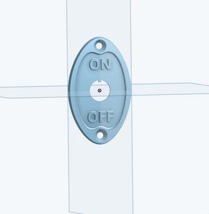 Toggle Switch Plate - Atlas 7B Shaper