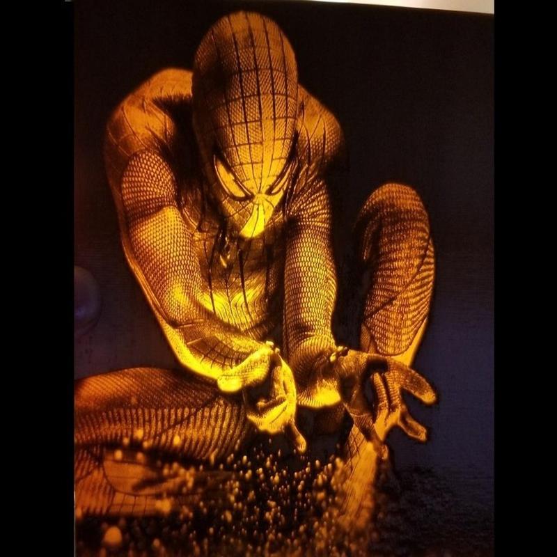 Spider Man Lithophane