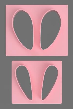 BUNNY EARS CUTTERS FOR COOKIE AND FONDANT